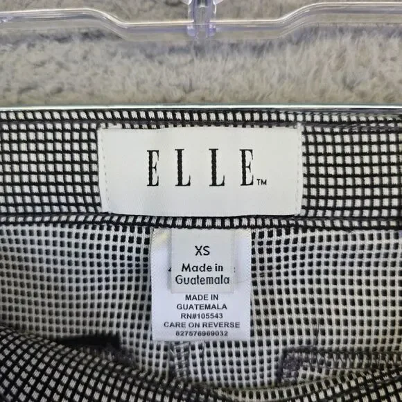 Elle Dress Pants Womens XS Long Skinny Pull On Mid Rise Work Preppy Academia - Picture 8 of 15